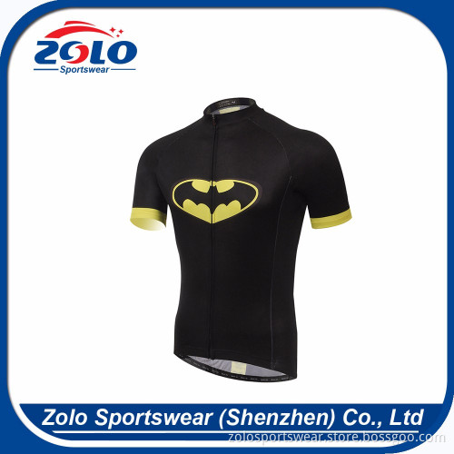 2017 new design 100% polyester sublimated mens bicycle shirt